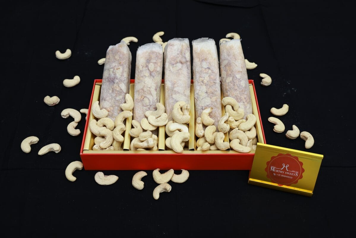Murthy Sweets dry fruit pootharekulu min 1